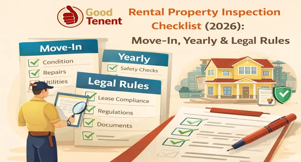 Rental Property Inspection Checklist : Move-In, Yearly & Legal Rules