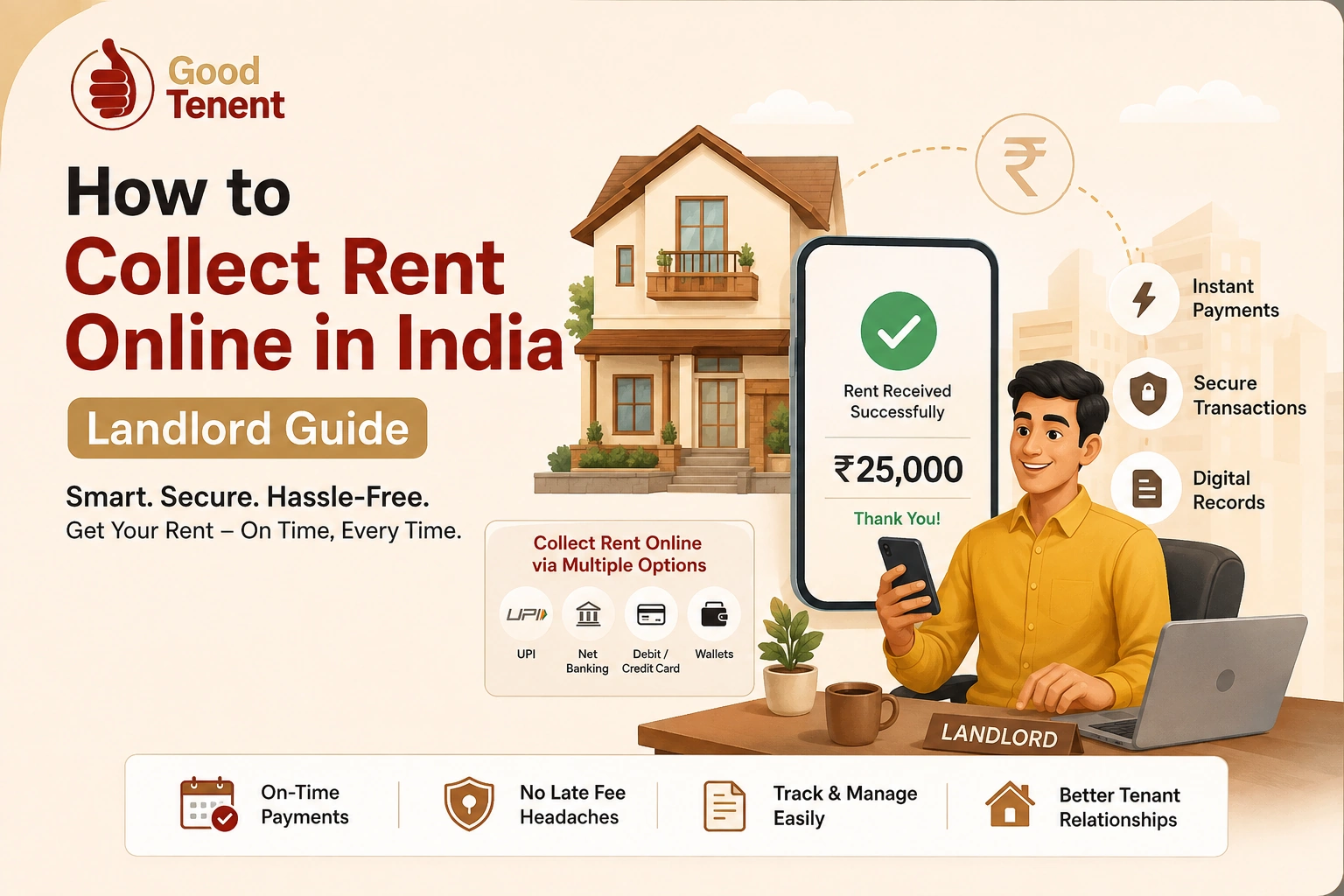How to Collect Rent Online in India: A Landlord's Guide to Digital Rent Payments