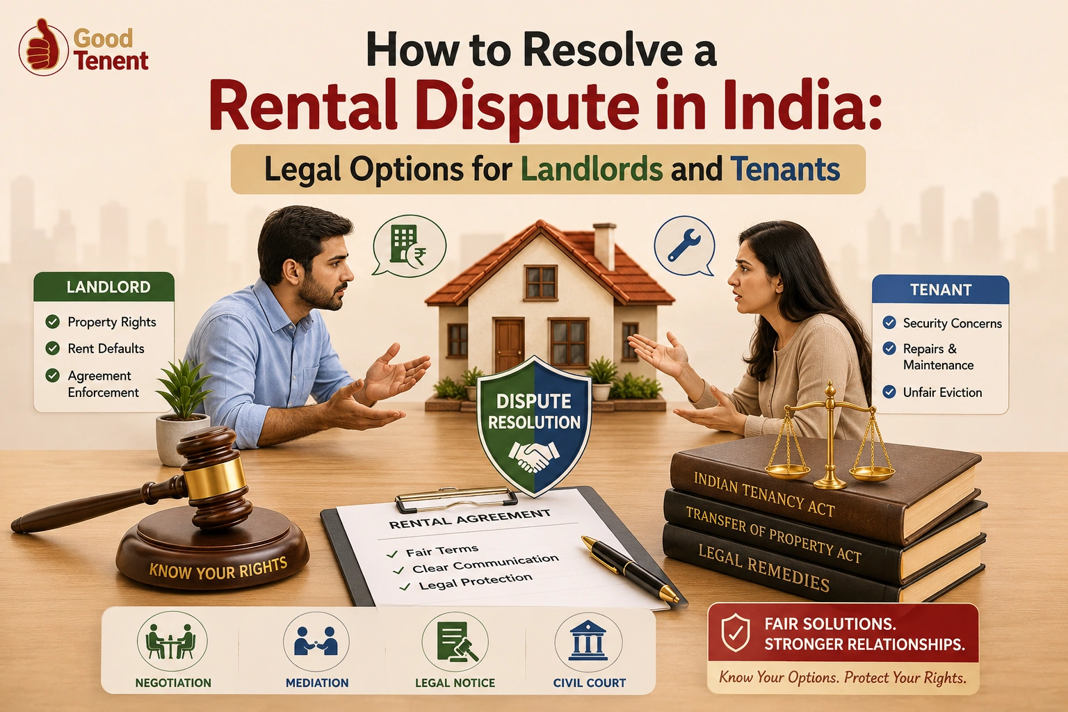 How to Resolve a Rental Dispute in India: Legal Options for Landlords and Tenants